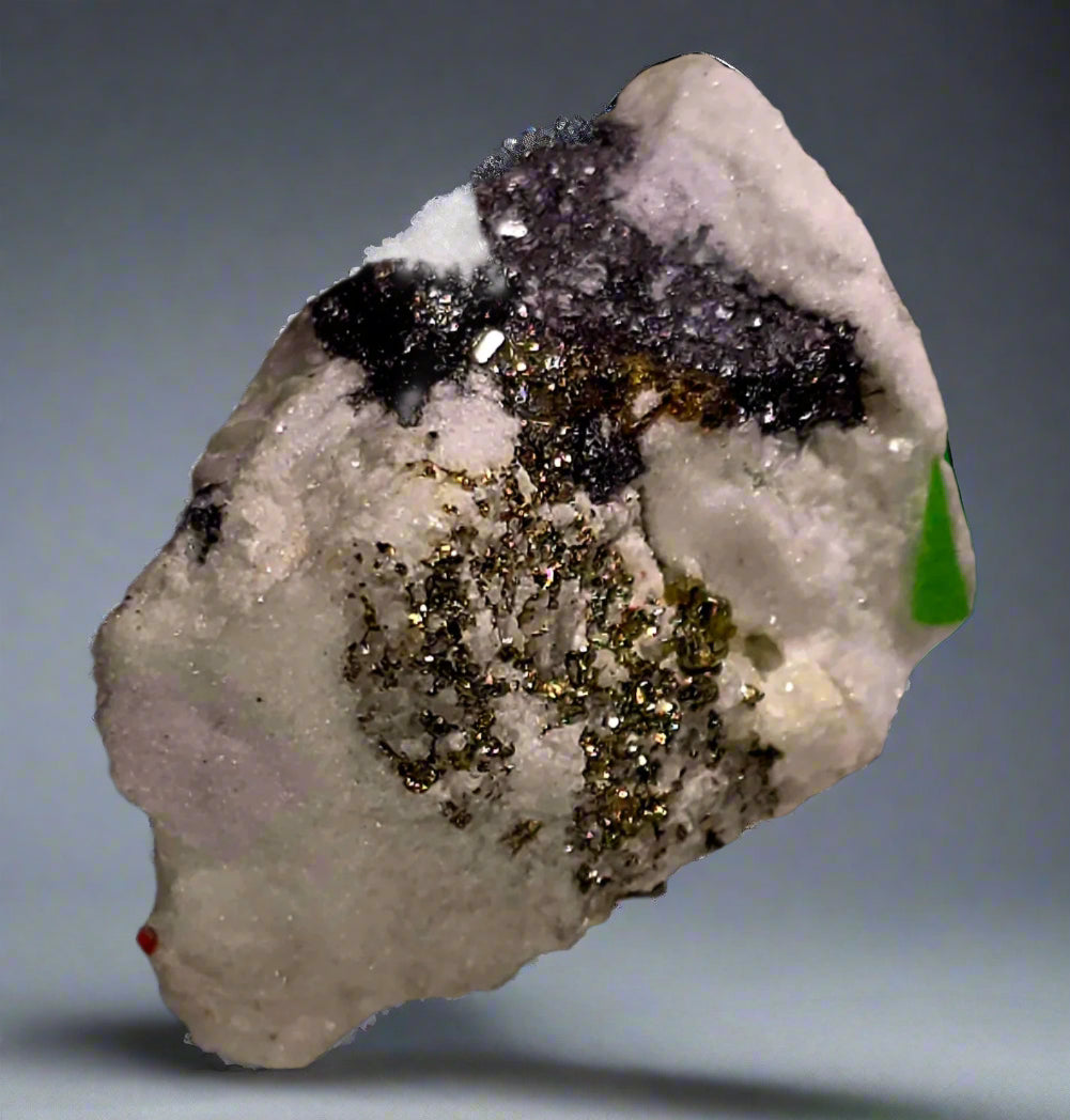 JORDANITE,DUFRENOYSITE (NEEDLE), BARYTE, WURTZITE and REALGAR (micro, miniature)