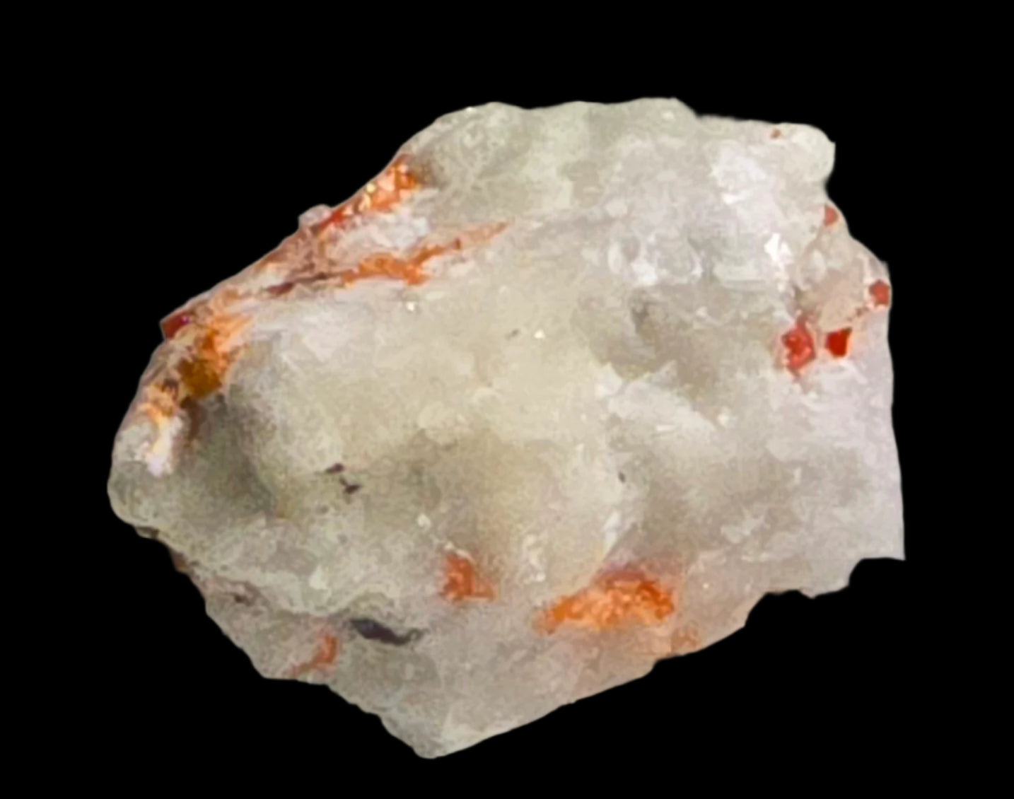 REALGAR and UNKNOWN MINERAL (micro, miniature)