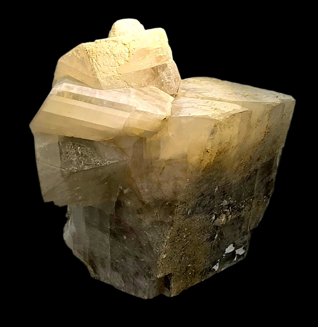 COLEMANITE (LARGE CABINET; UNUSUAL MASSIVE CRYSTALS)