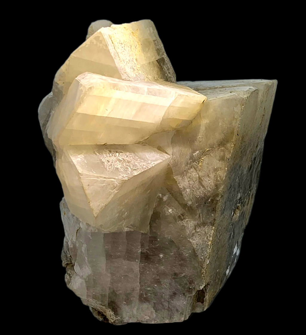 COLEMANITE (LARGE CABINET; UNUSUAL MASSIVE CRYSTALS)