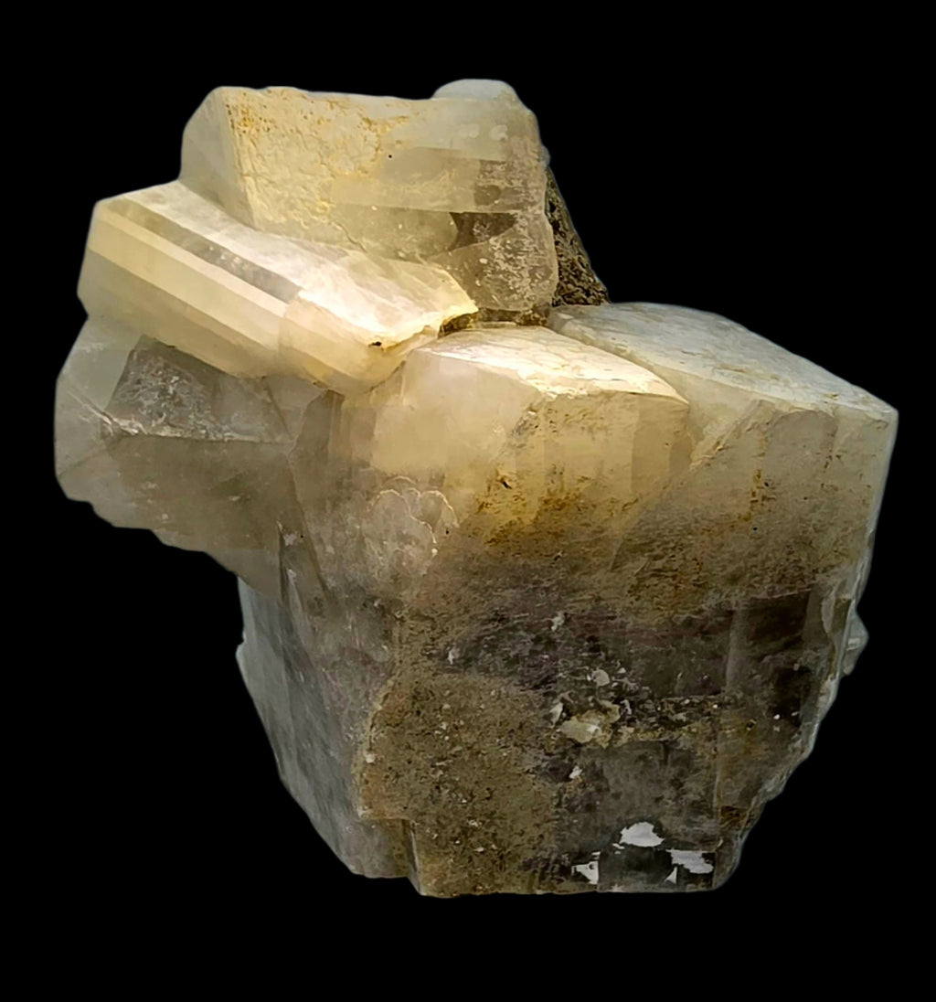 COLEMANITE (LARGE CABINET; UNUSUAL MASSIVE CRYSTALS)