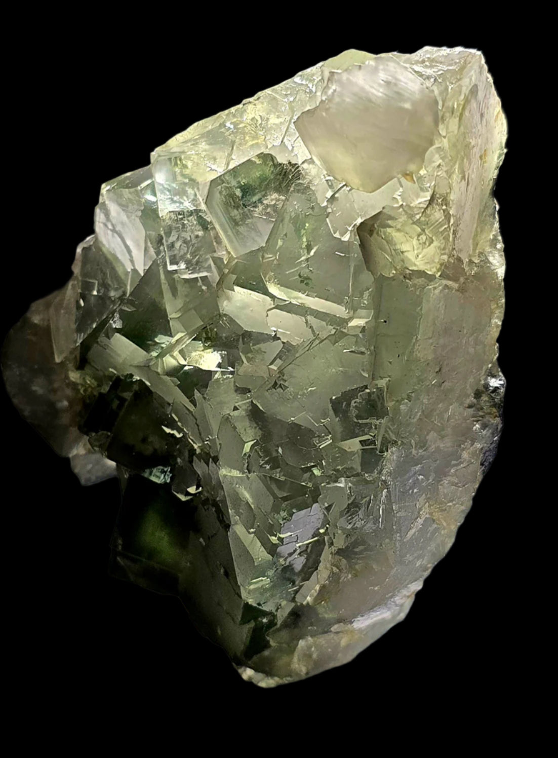 FLUORITE with CALCITE (LARGE CABINET)