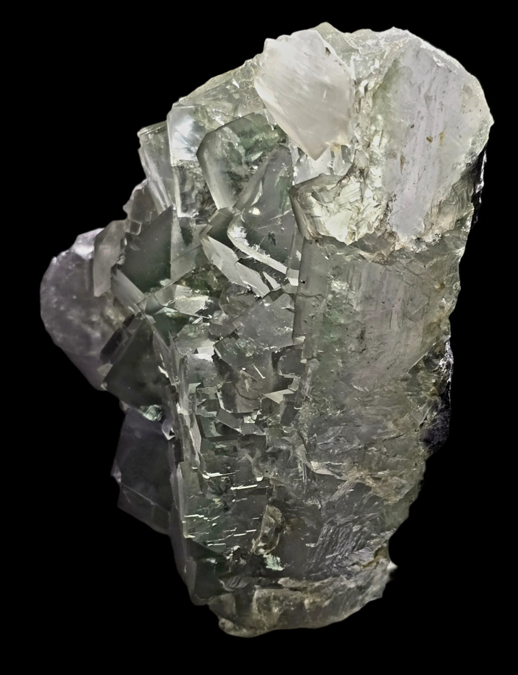 FLUORITE with CALCITE (LARGE CABINET)
