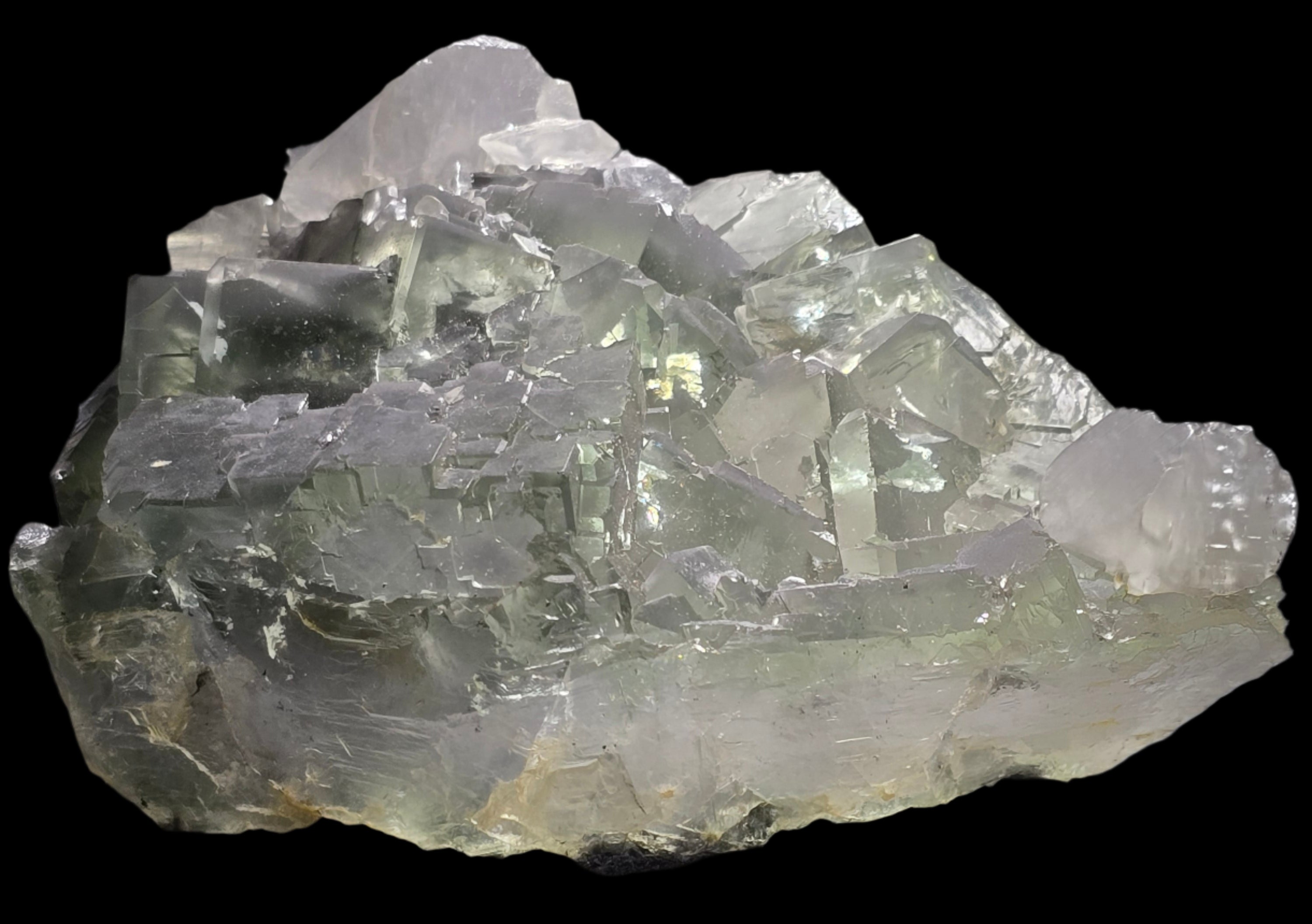 FLUORITE with CALCITE (LARGE CABINET)