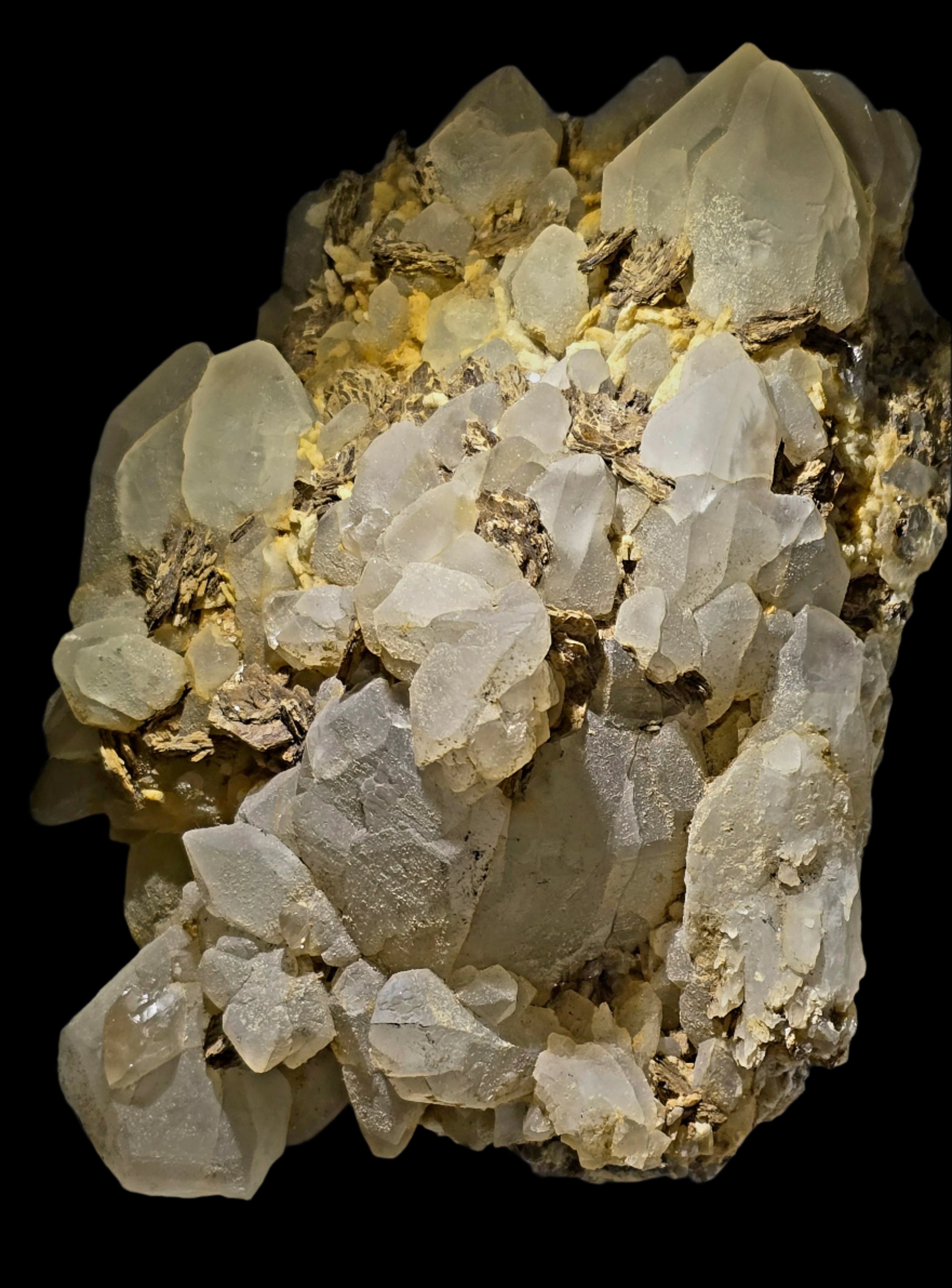 TOPAZ with QUARTZ and MUSCOVITE (large cabinet)