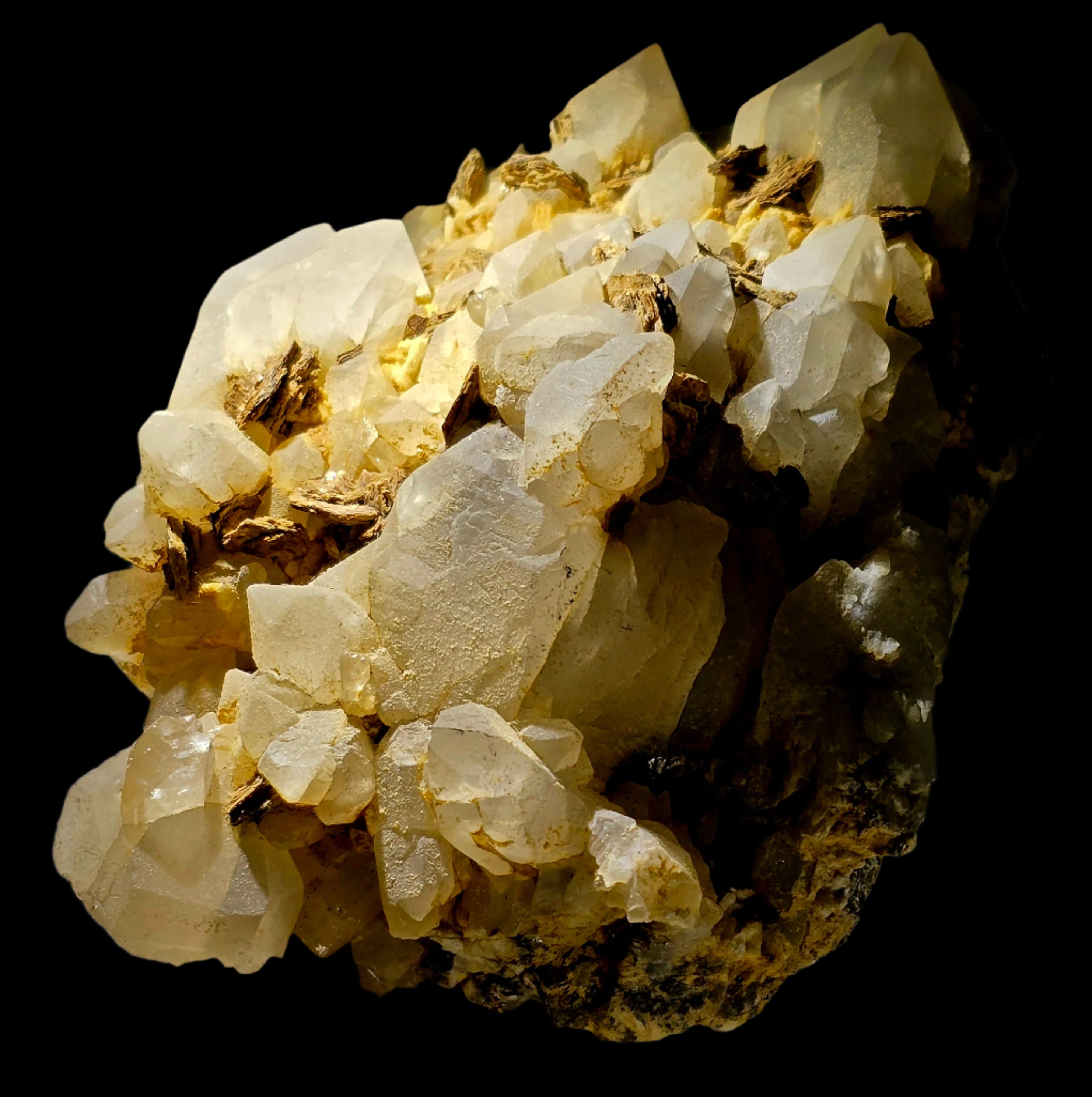 TOPAZ with QUARTZ and MUSCOVITE (large cabinet)