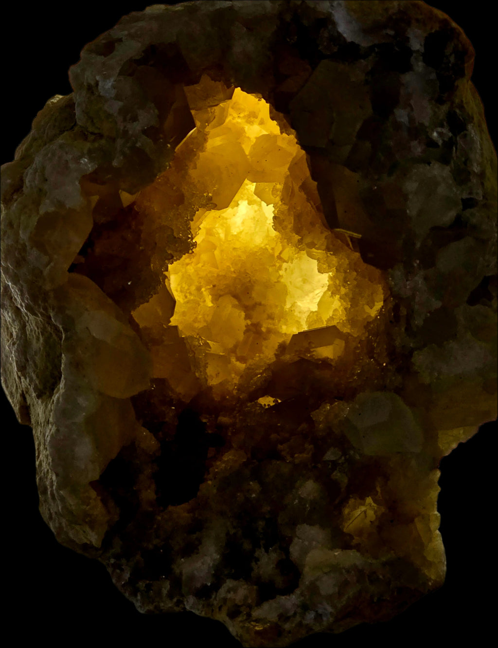 CALCITE GEODE (LARGE CABINET)