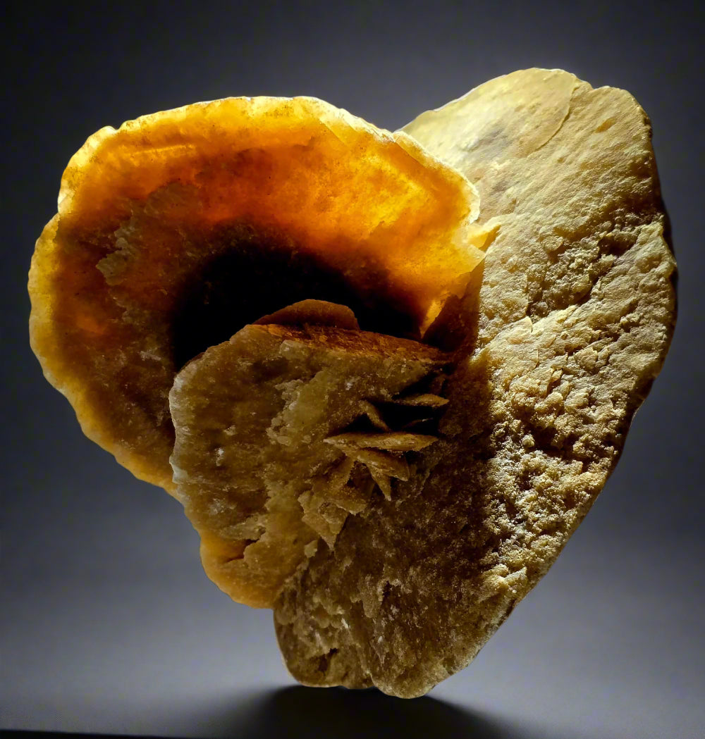 GYPSUM - ROSE DU DÉSERT, DÉSERT DU SAHARA MAROC (grande vitrine)