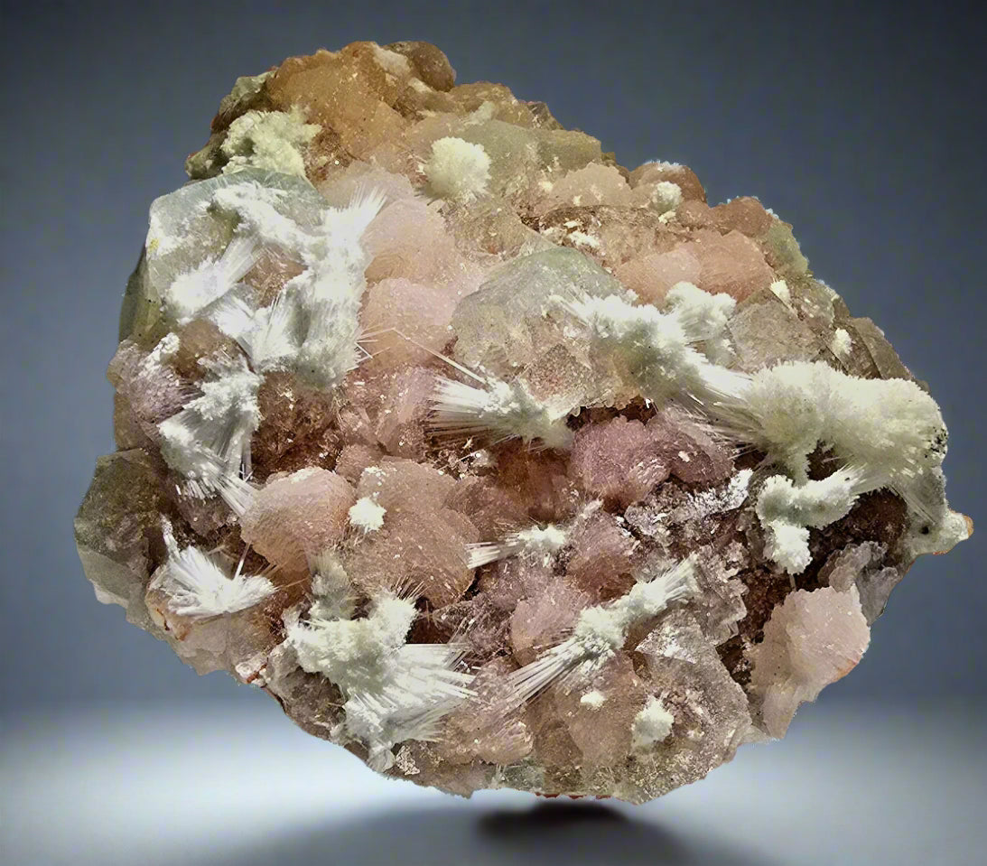 APOPHILLITE with STILBITE and NATROLITE (large cabinet)