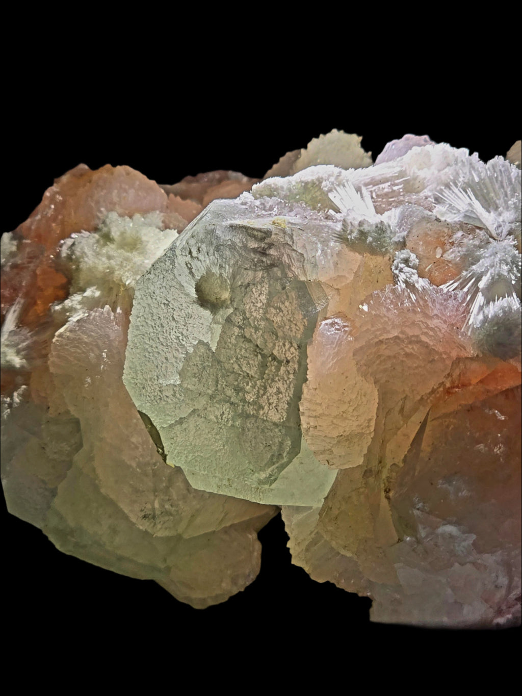 APOPHILLITE with STILBITE and NATROLITE (large cabinet)