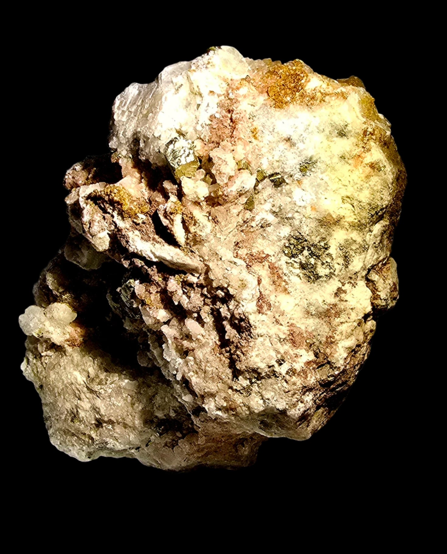 INESITE, PYRITE, QUARTZ (LARGE CABINET)