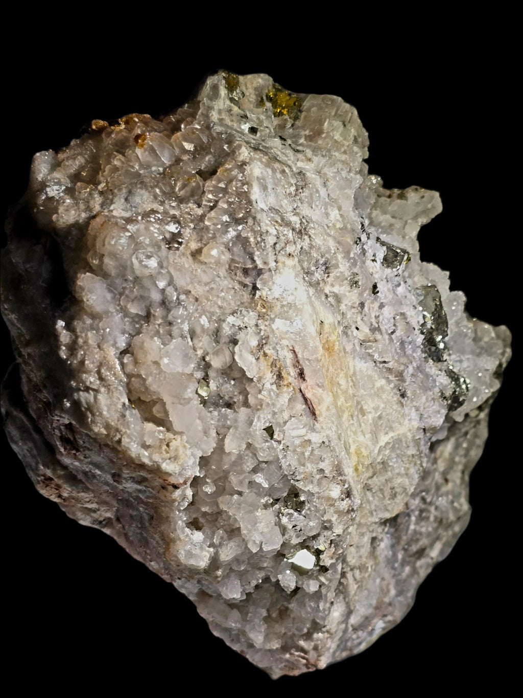 INESITE, PYRITE, QUARTZ (LARGE CABINET)