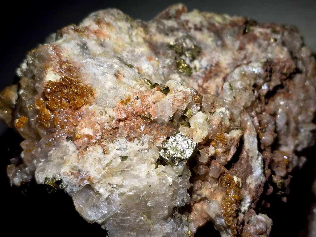 INESITE, PYRITE, QUARTZ (LARGE CABINET)