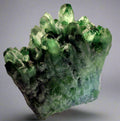 QUARTZ GREEN, Szechuan, PRC  (cabinet, lab made)