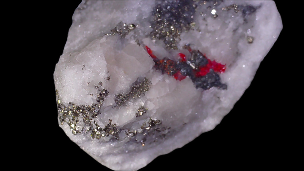 DUFRENOYSITE, BAUMHAUERITE with REALGAR (micro and miniature)