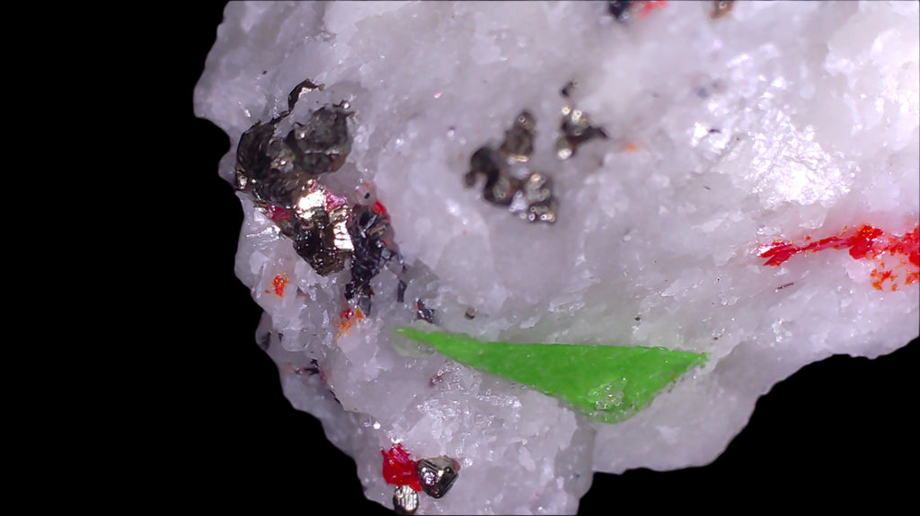 SMITHITE with IMHOFITE (micro and miniature)