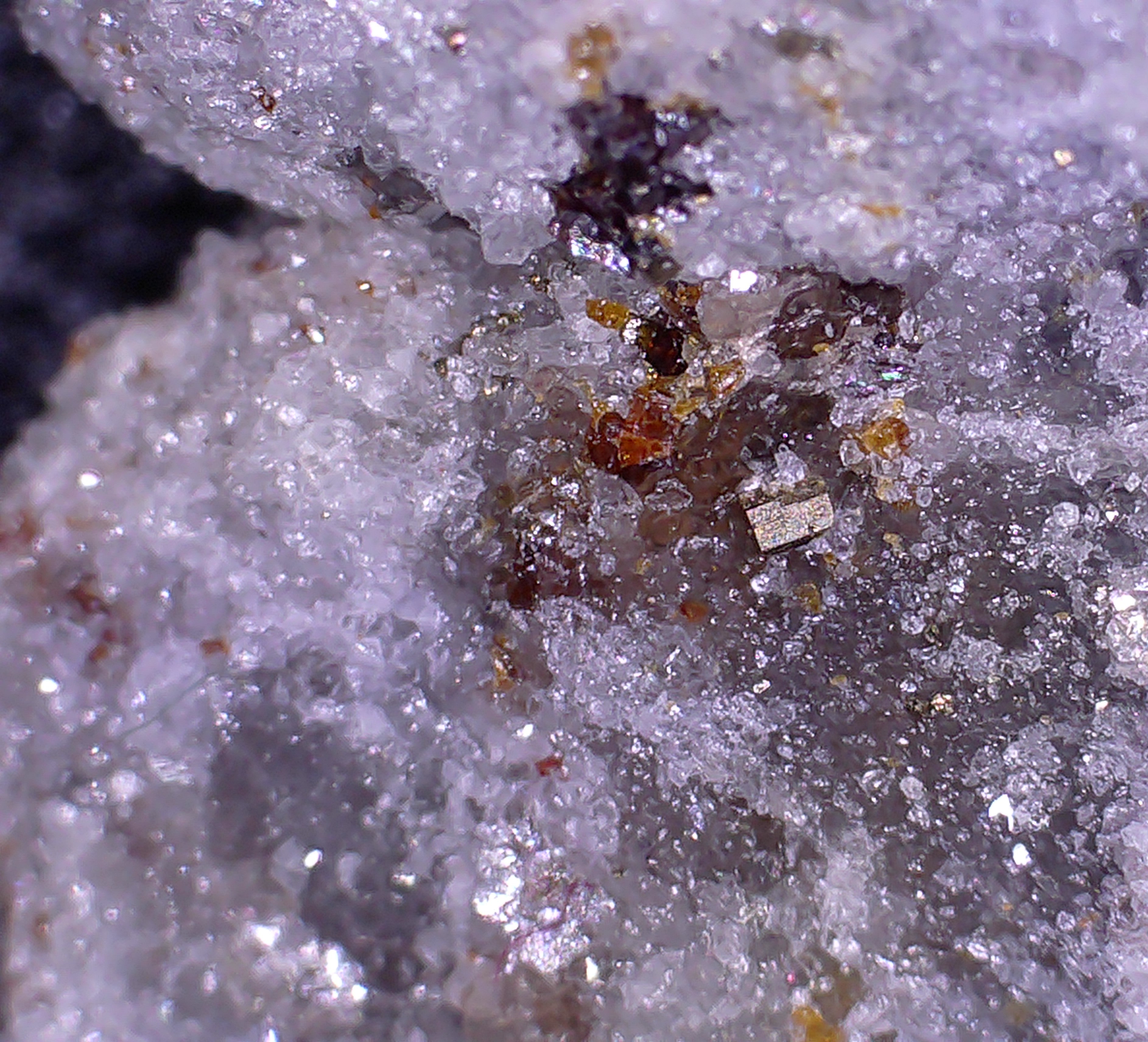 GORCEIXITE with RUTILE (micro and miniature)