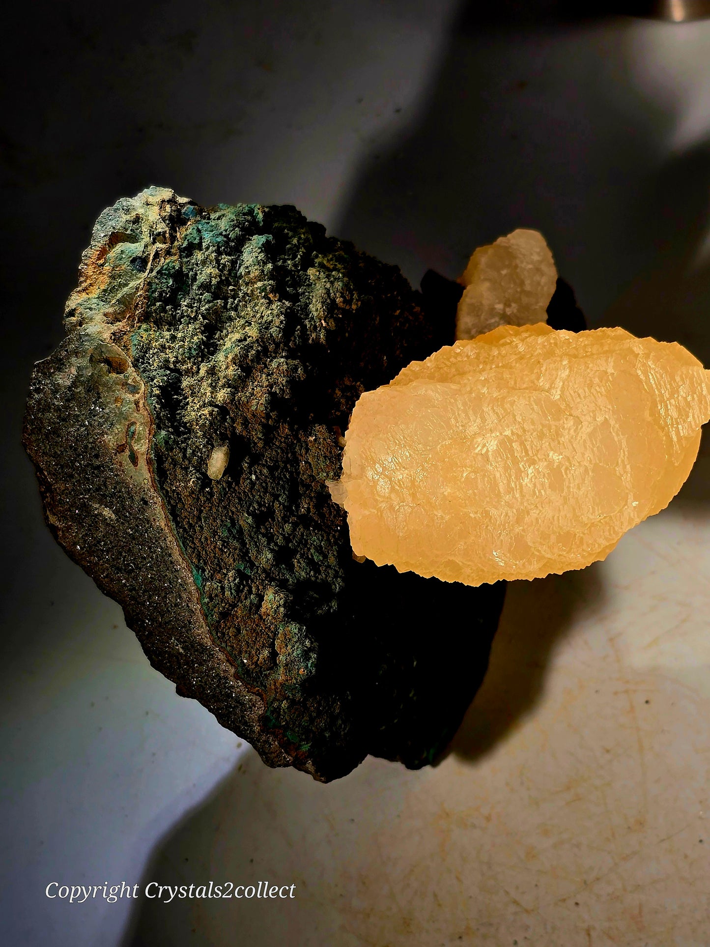 CALCITE (DOG TOOTH) (large cabinet)