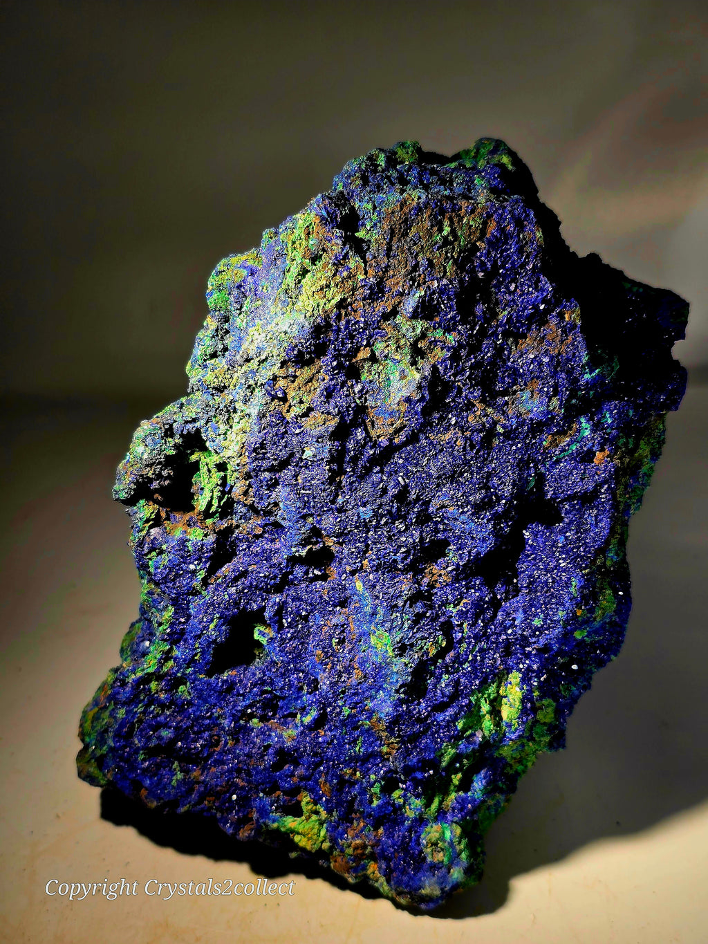 AZURITE , MALACHITE (very large cabinet)