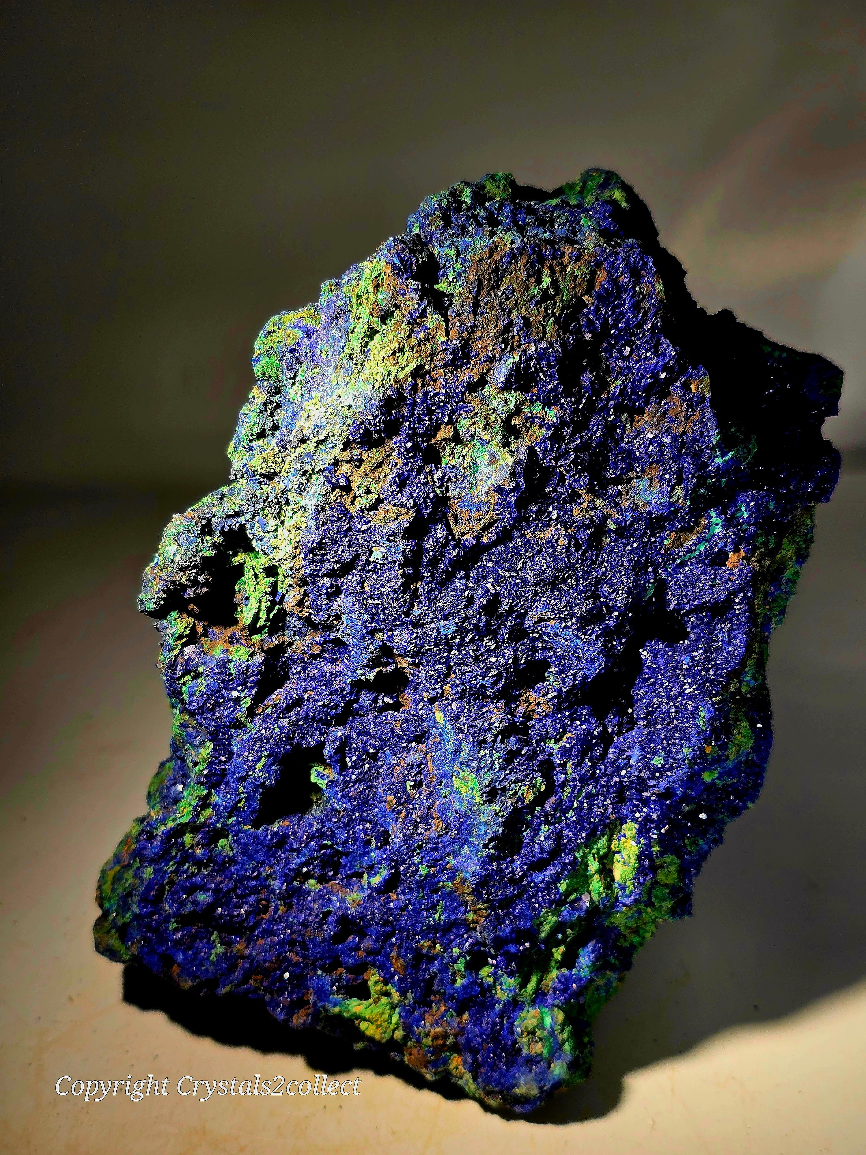 AZURITE , MALACHITE (very large cabinet)