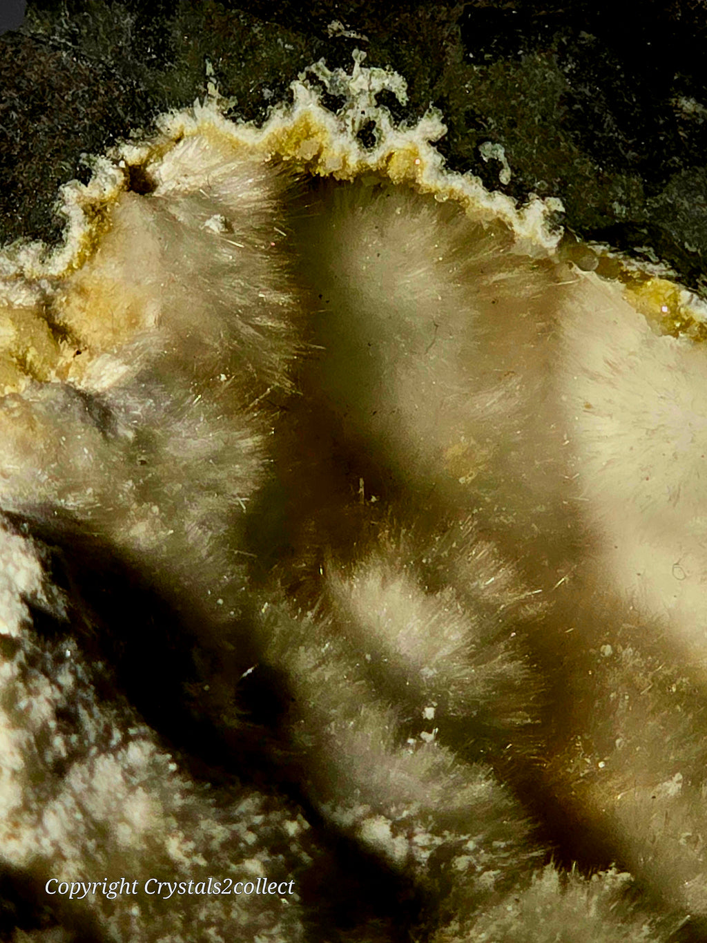 OKENITE, ARAGONITE GEODE (very large cabinet)