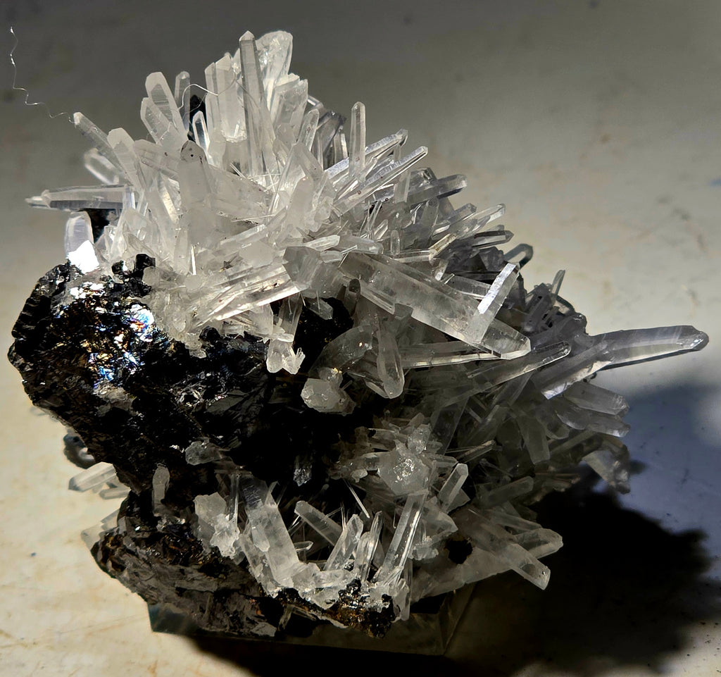 SPHALERITE, GALENA with QUARTZ (small cabinet)
