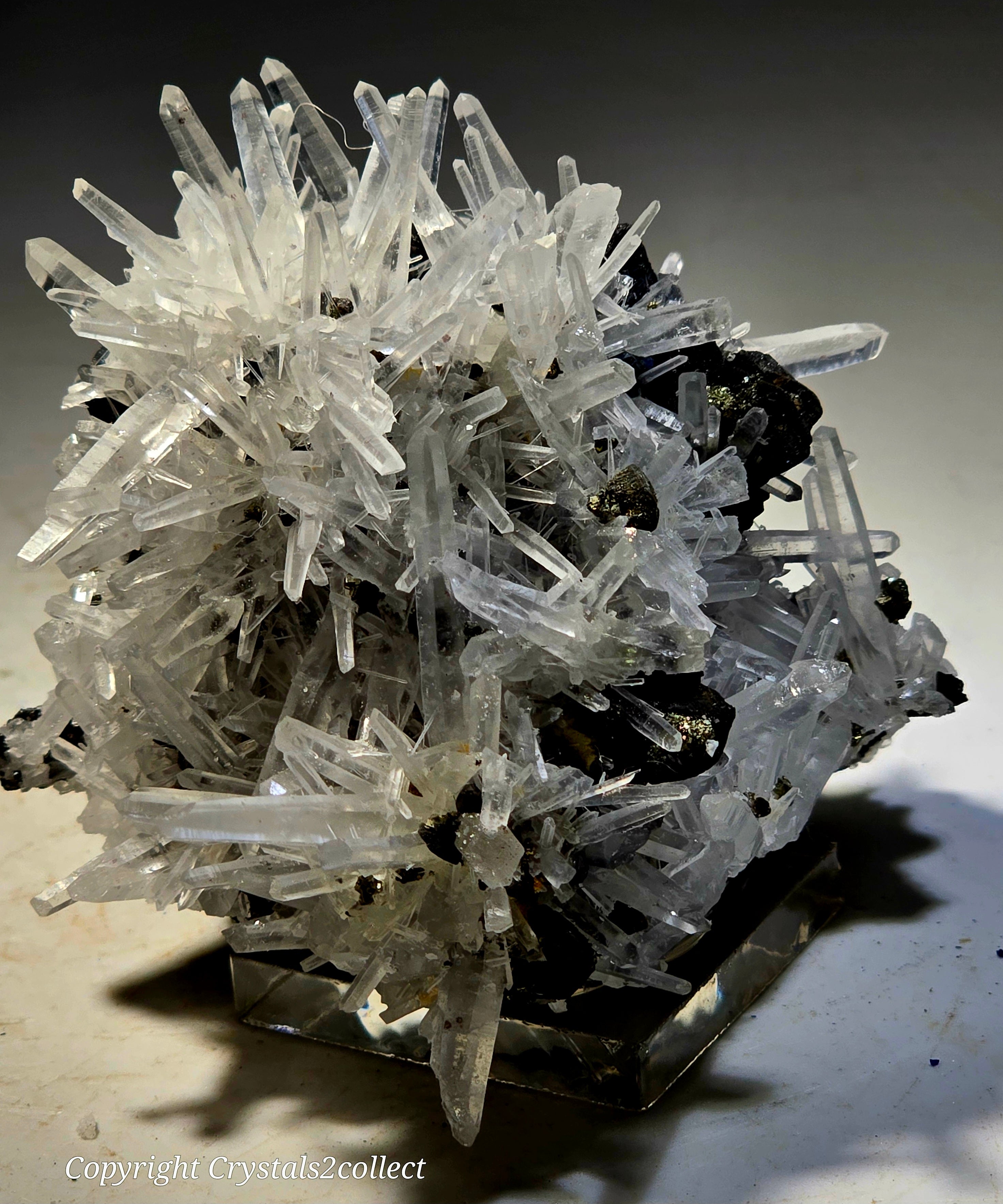 SPHALERITE, GALENA with QUARTZ (small cabinet)