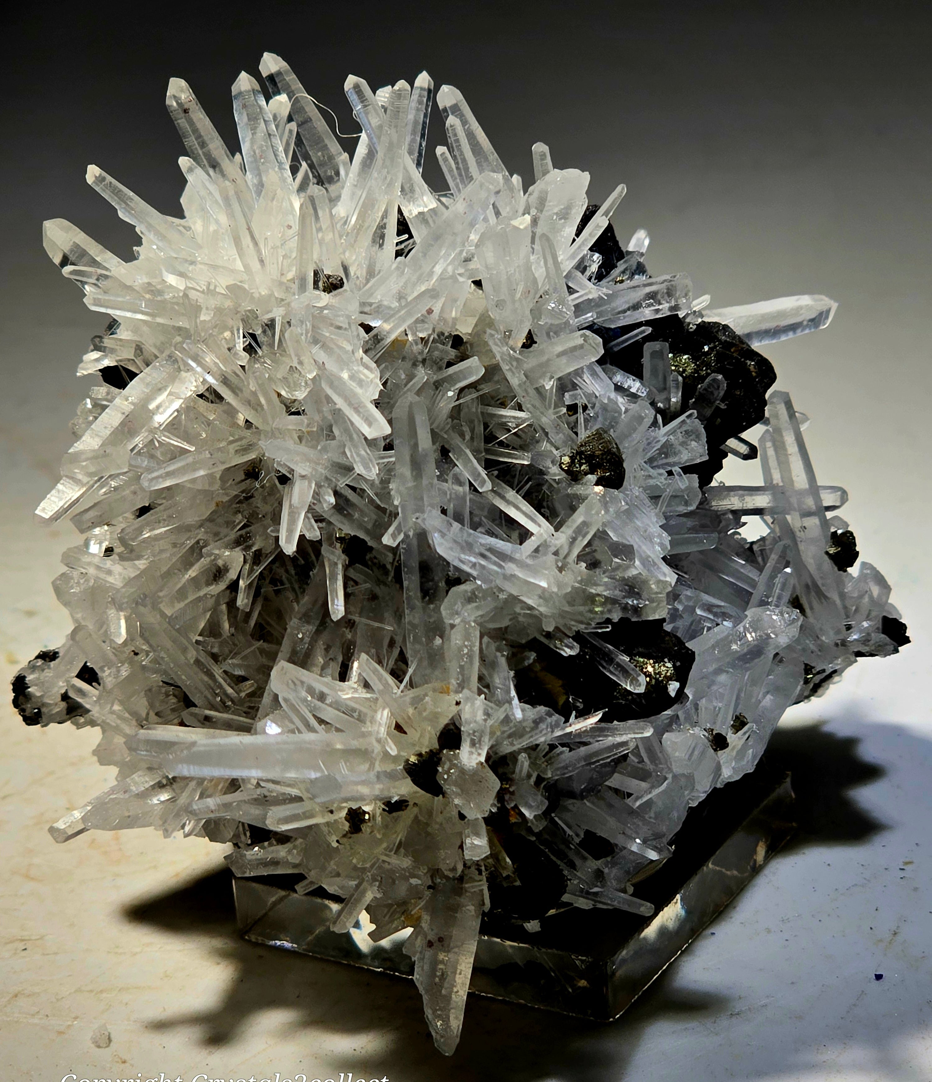 SPHALERITE, GALENA with QUARTZ (small cabinet)