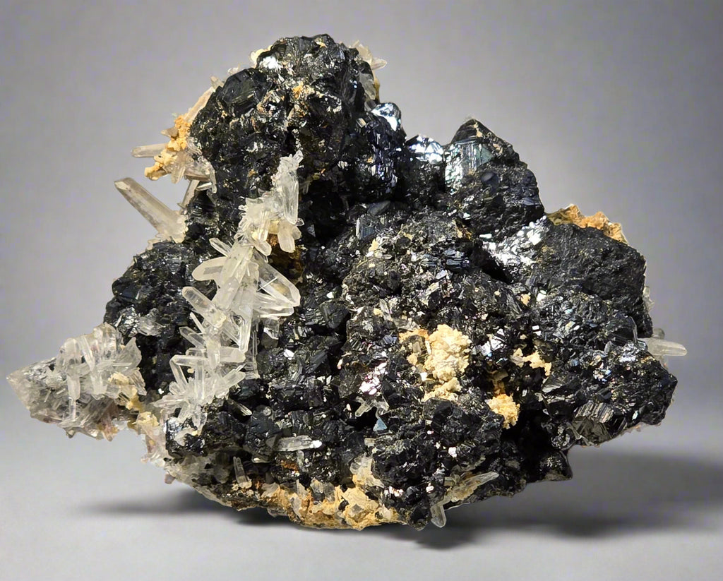 SPHALERITE with QUARTZ (small cabinet)