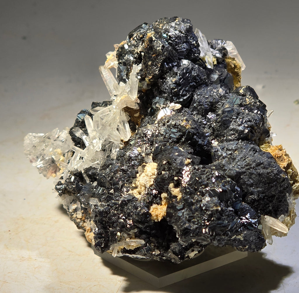 SPHALERITE with QUARTZ (small cabinet)