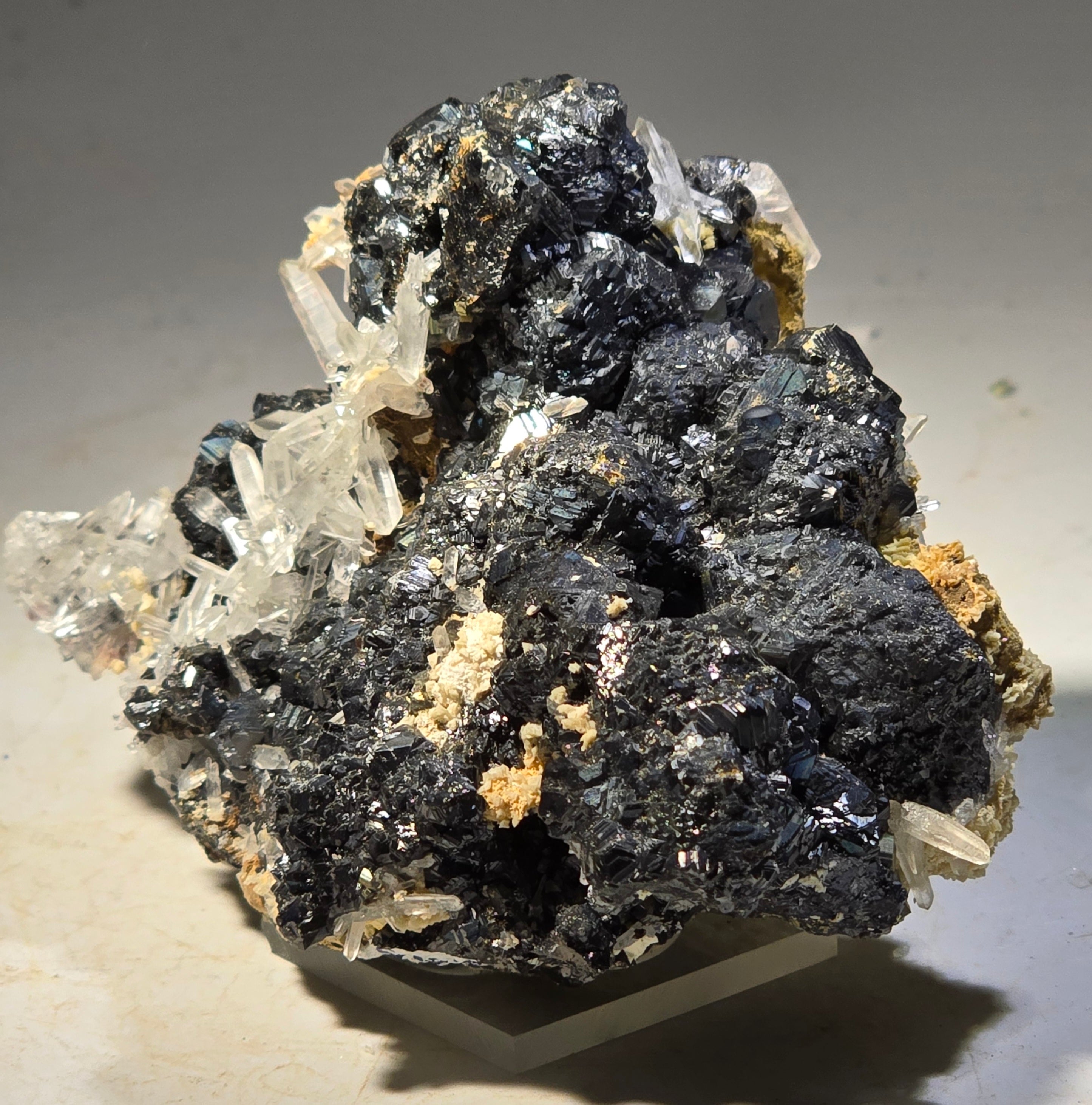SPHALERITE with QUARTZ (small cabinet)