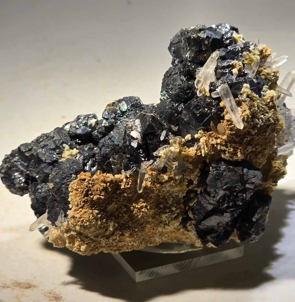 SPHALERITE with QUARTZ (small cabinet)