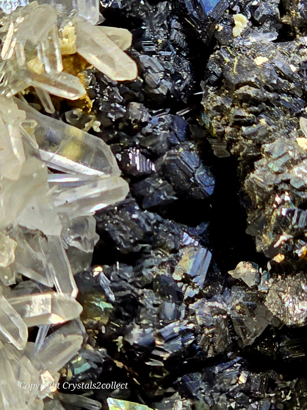 SPHALERITE with QUARTZ (small cabinet)