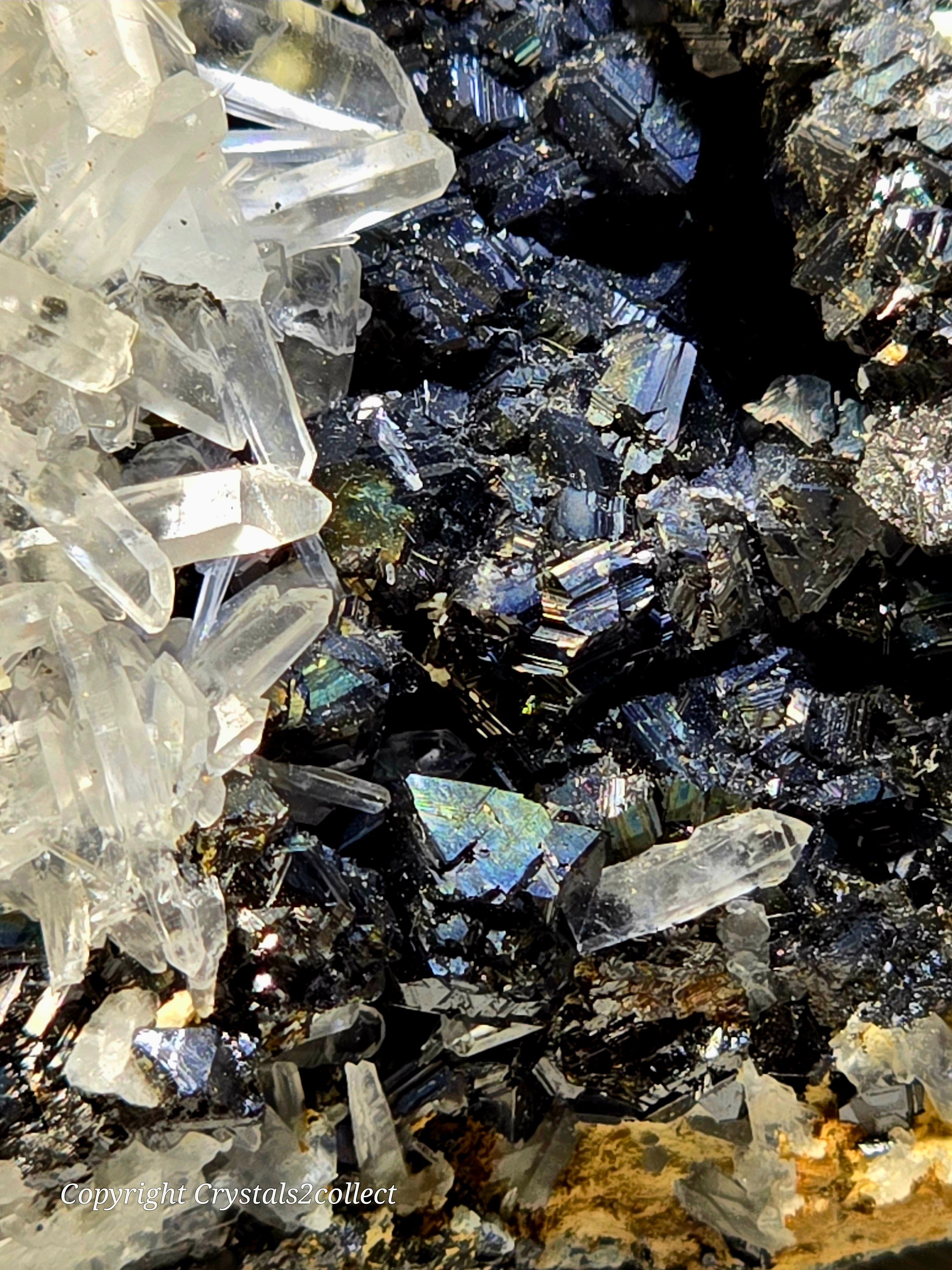 SPHALERITE with QUARTZ (small cabinet)