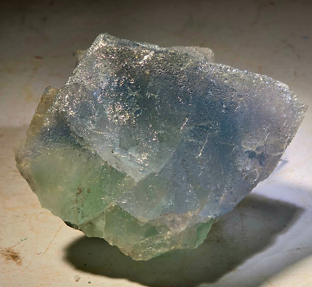 FLUORITE "FROSTED" BLUE (small cabinet)