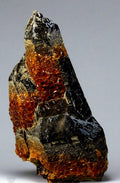 SPESSARTINE  on  SMOKEY QUARTZ, SERPENTINE GARNETS, TSUMEB MINE, TSUMEB, OSHIKOTO REGION, NAMIBIA (small cabinet)