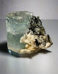 BERYL var AQUAMARINE with SCHORL needles, AFGHANISTAN (miniature)