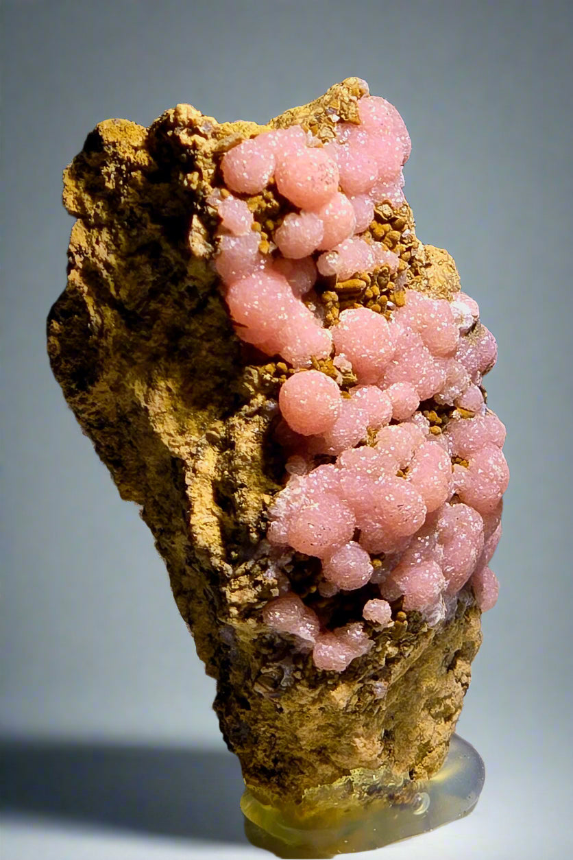 SMITHSONITE PINK (COBALTOAN) with CORONADITE (miniature)