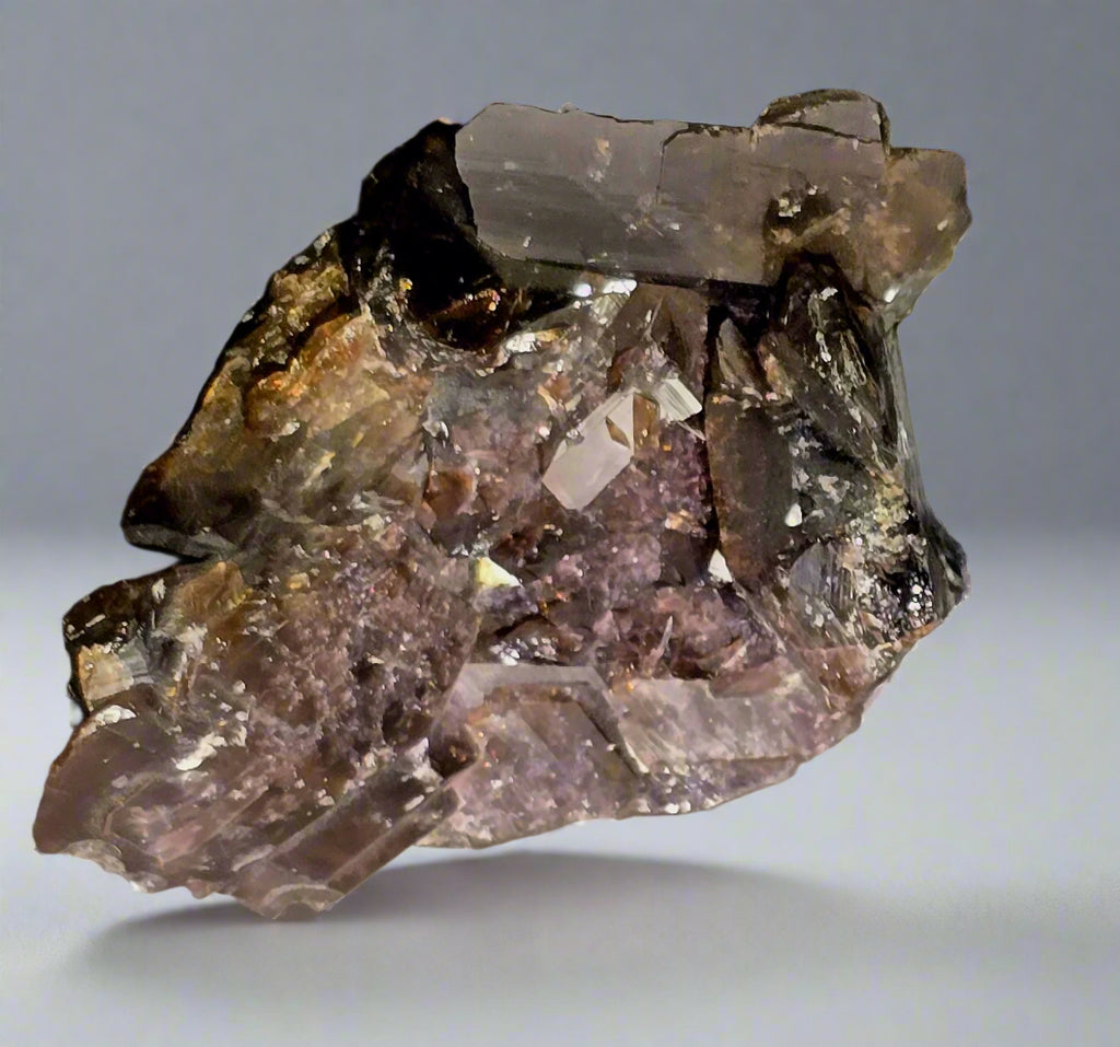 AXINITE (-Mg) - MAGNESIOAXINITE (cabinet)