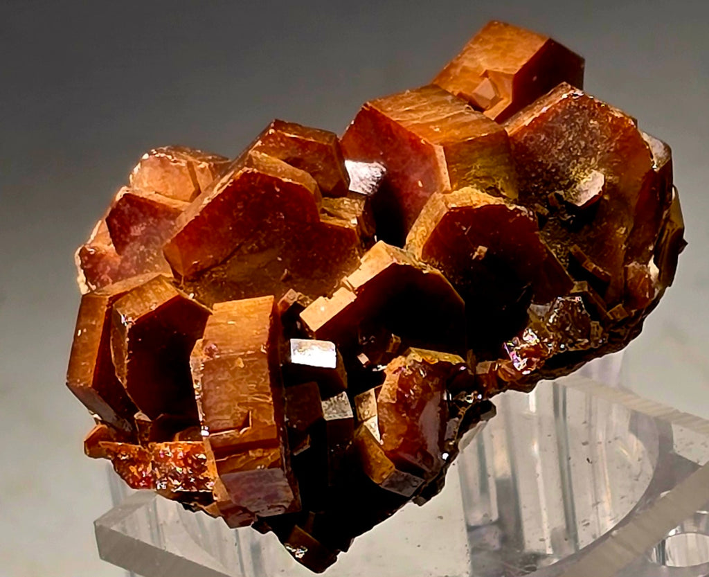 VANADINITE, Mibladen MAROC (miniature) plus grand cristal 15 mm