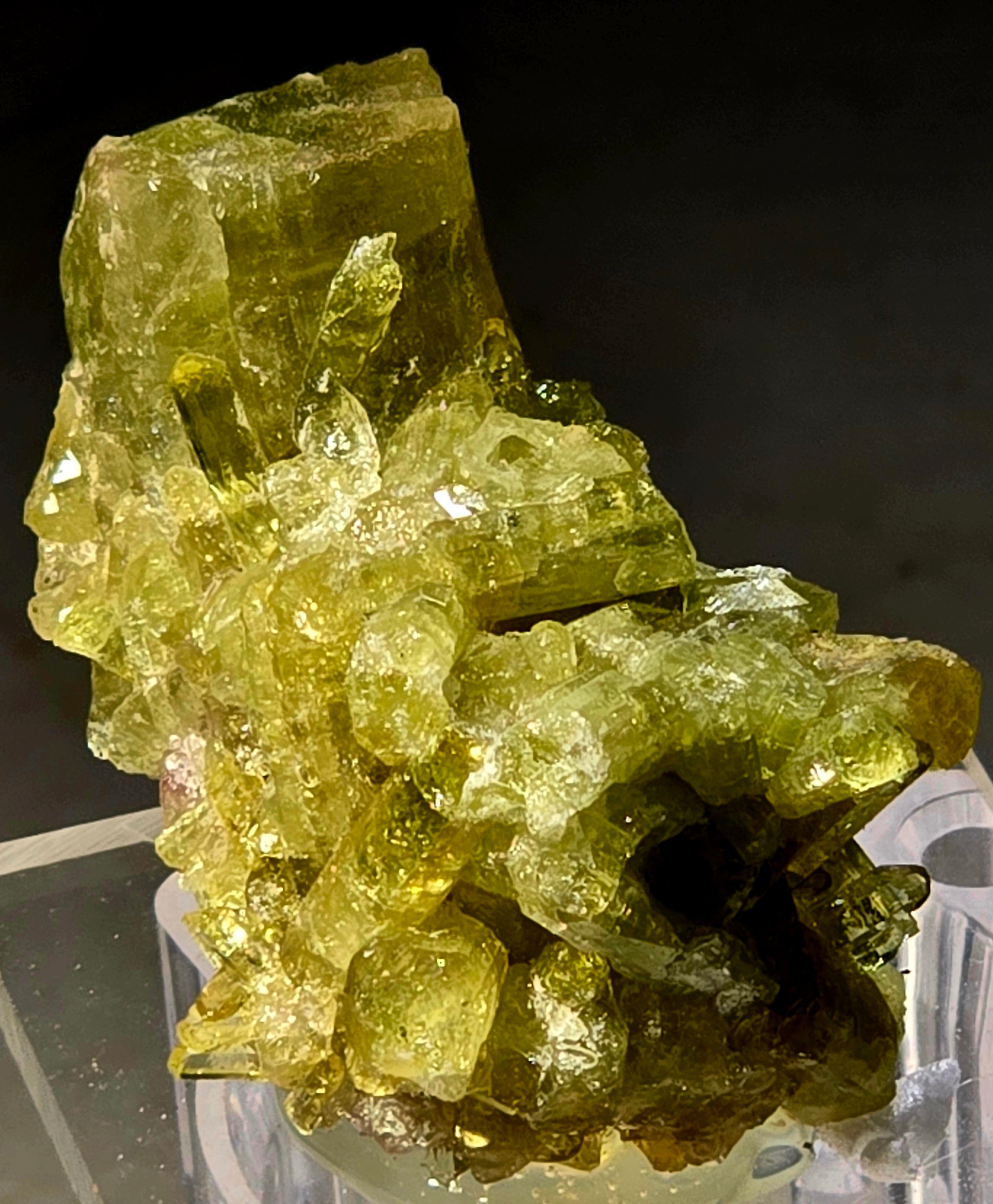 TOURMALINE CLUSTER GREEN (miniature)