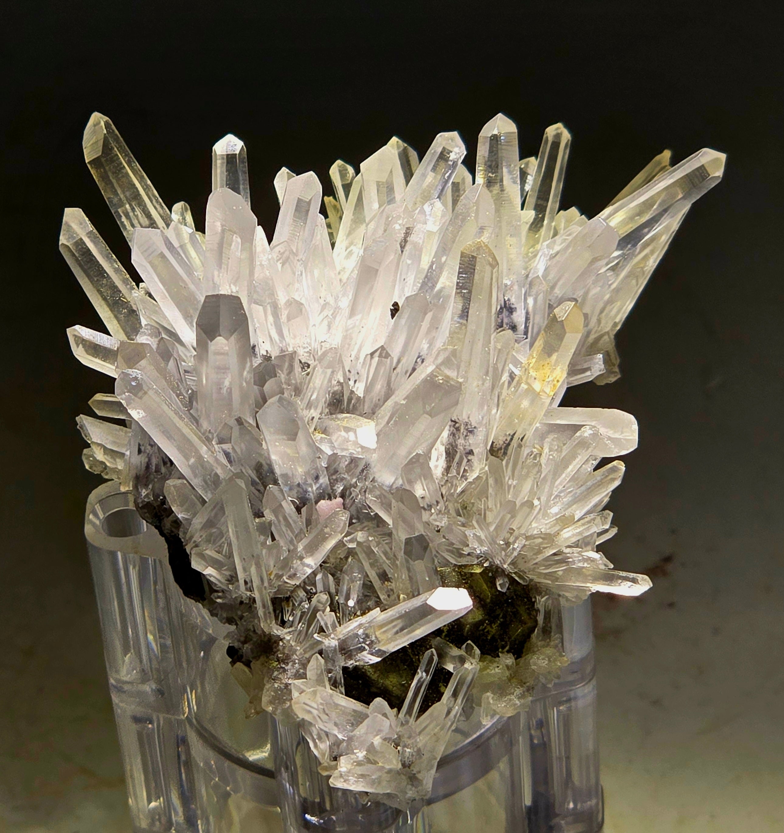 CHALCOPYRITE QUARTZ (small cabinet)