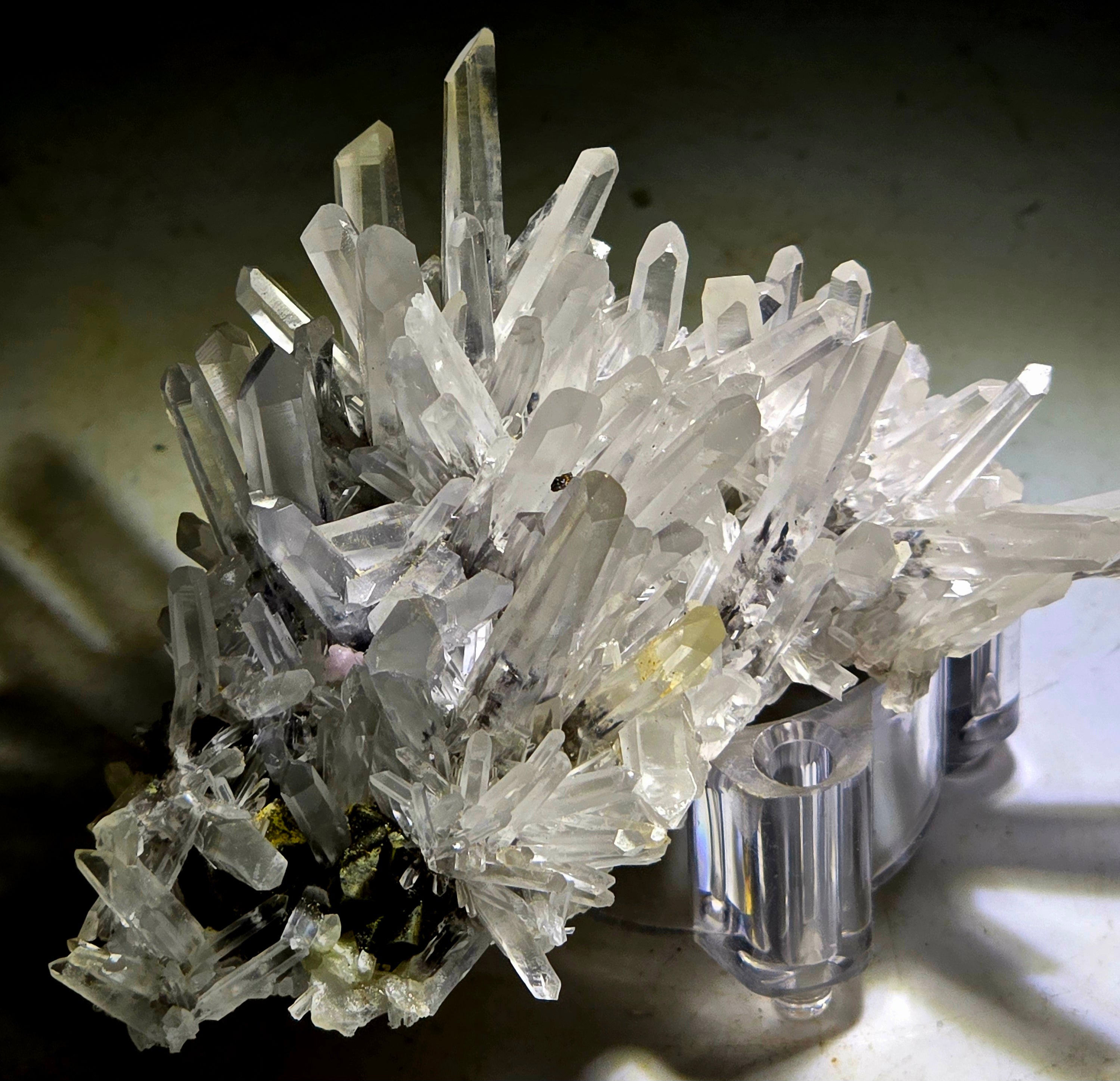 CHALCOPYRITE QUARTZ (small cabinet)