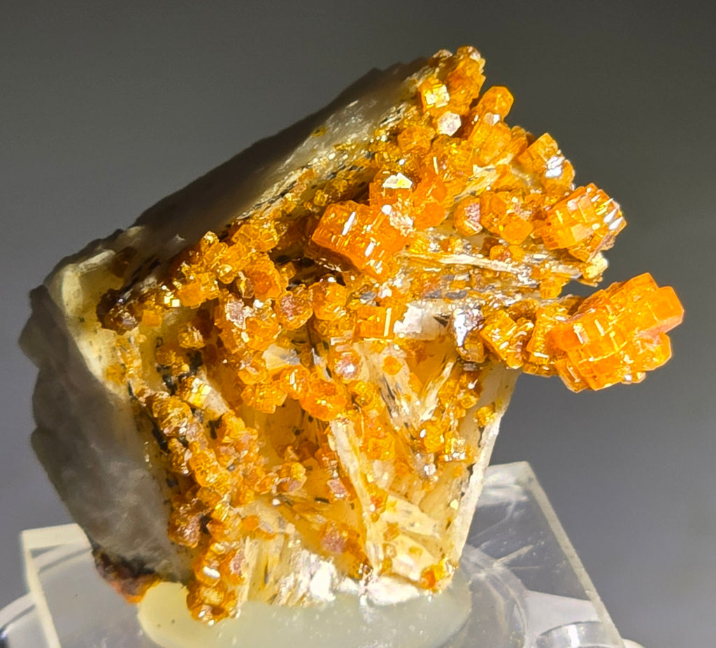 VANADINITE on BARYTE