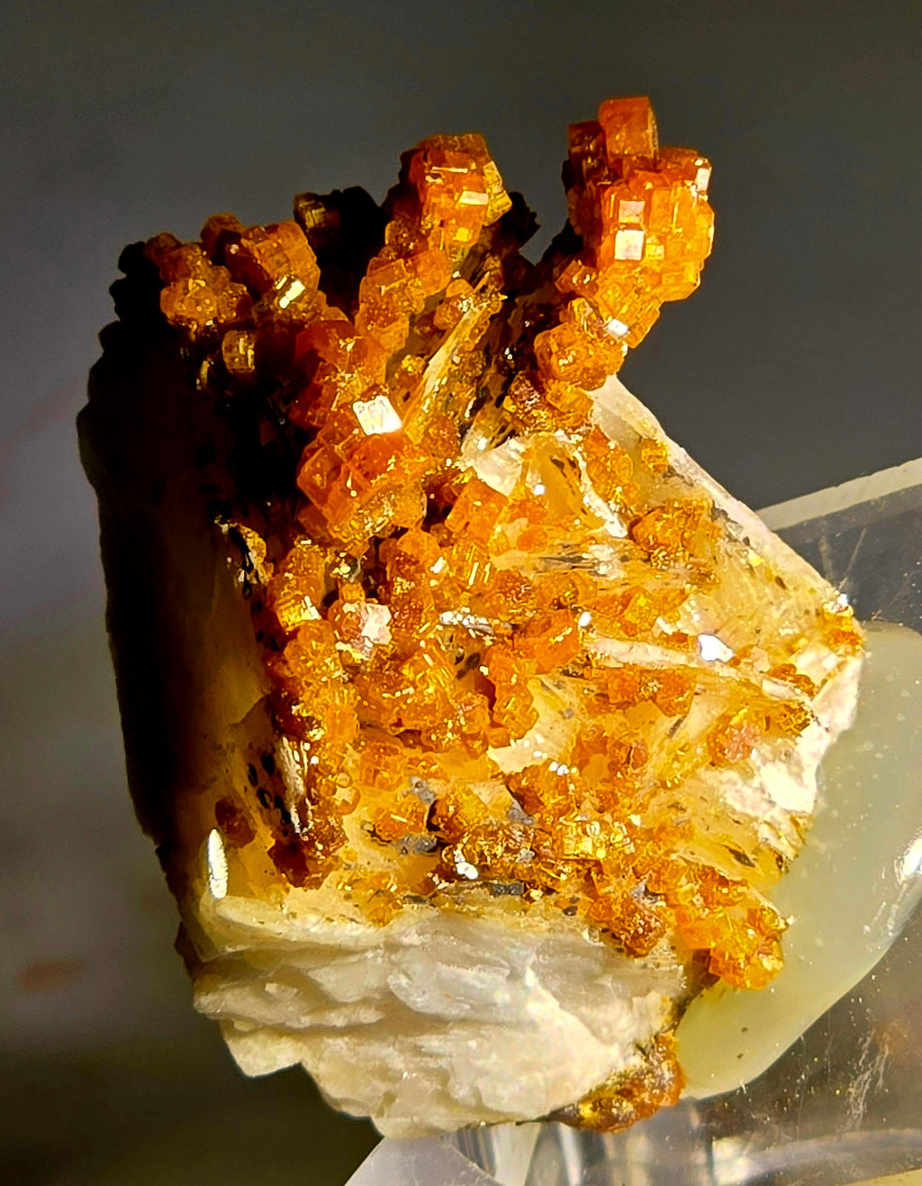 VANADINITE on BARYTE