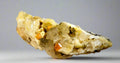 SPESSARTINE SUR ALBITE ET QUARTZ, PAKISTAN (miniature)