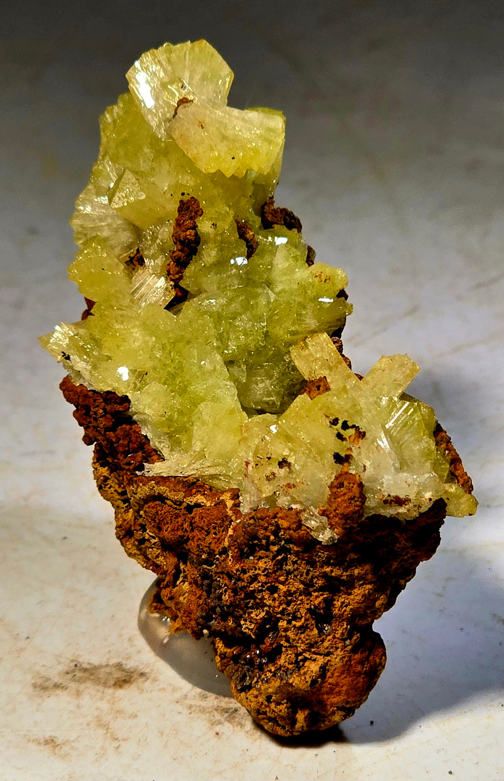 ADAMITE (miniature) VERY RICH IN CRYSTALS