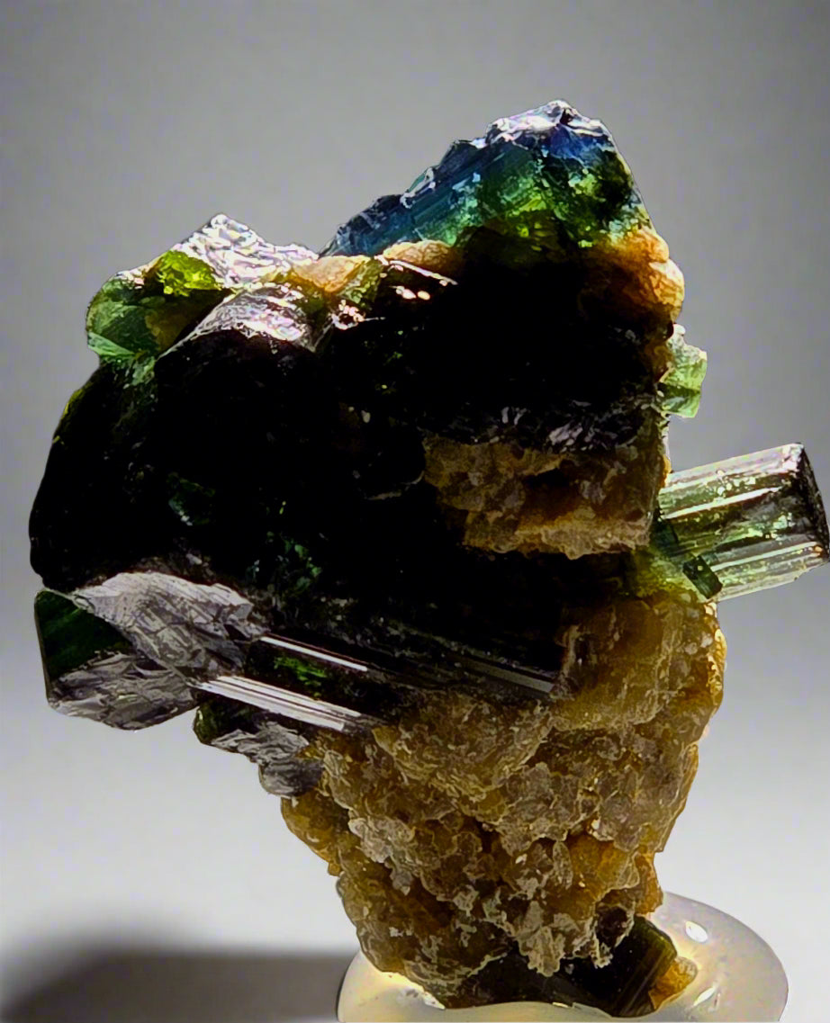 TOURMALINE DARK BLUE AND GREEN (miniature)