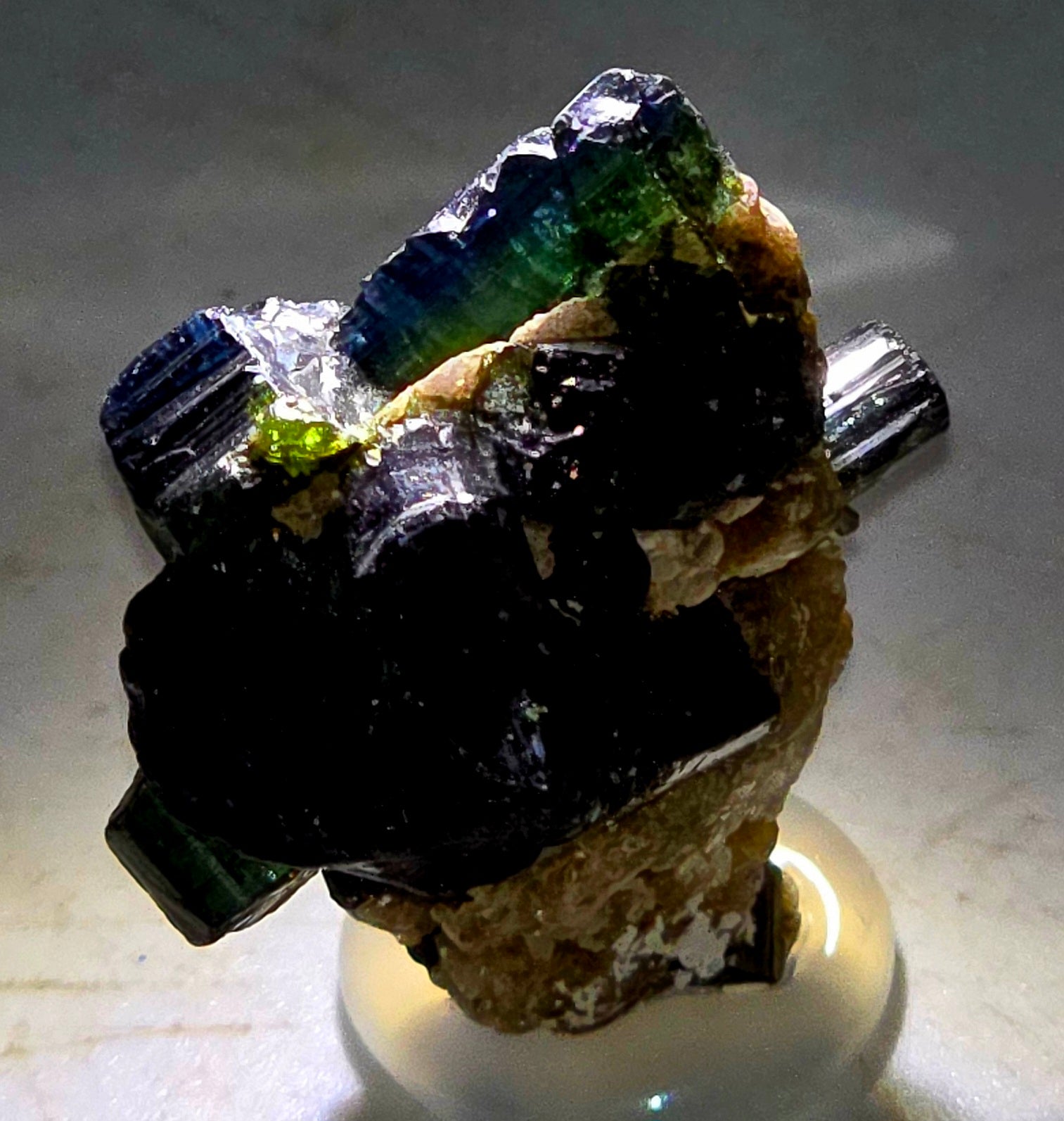 TOURMALINE DARK BLUE AND GREEN (miniature)