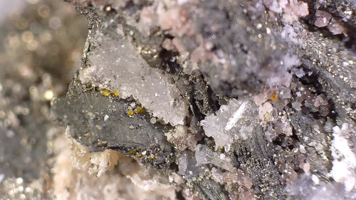 Quartz with pyrite inclusions from classic locality, mineral specimen for collectors